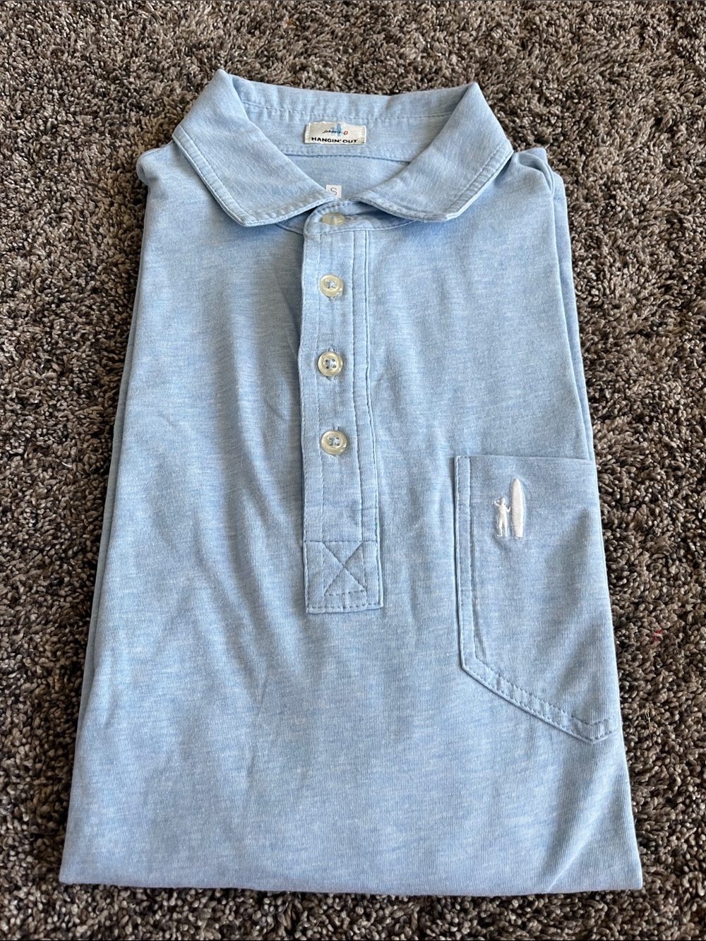 Johnnie -O blue polo. Aronimink Golf Club! Size small. Excellent condition.